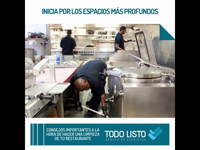 Casos de estudio sobre limpieza efectiva en restaurantes