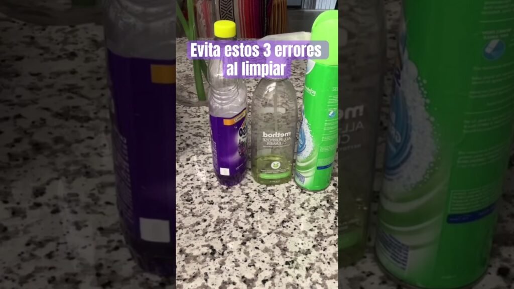 Errores al elegir productos de limpieza para colegios