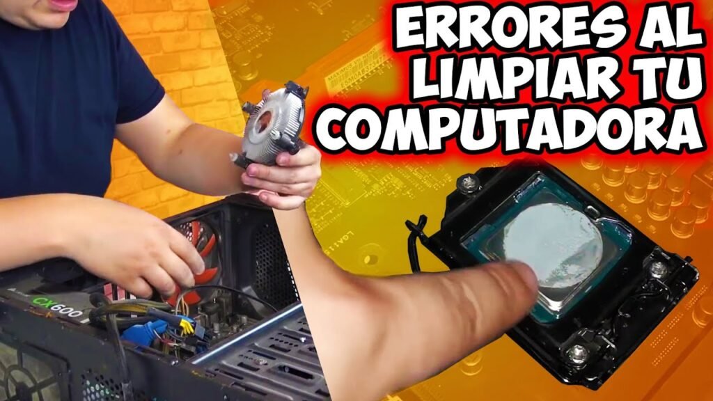Errores al elegir productos de limpieza para computadoras