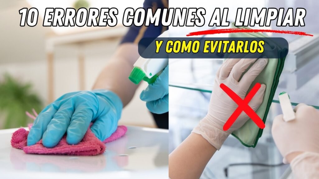 Errores al elegir productos de limpieza para espejos