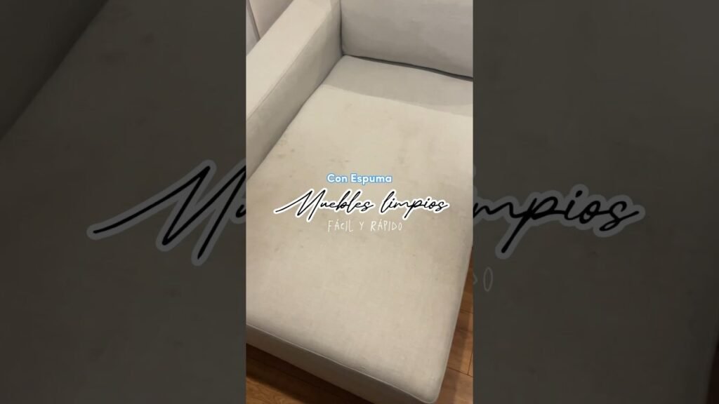Productos de limpieza más efectivos para muebles tapizados