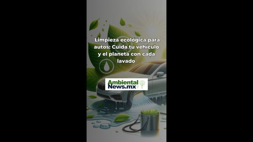 Importancia de la limpieza ecológica en vehículos